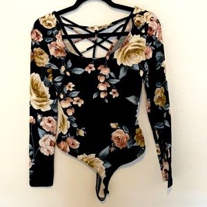 Floral Long Sleeve Bodysuit